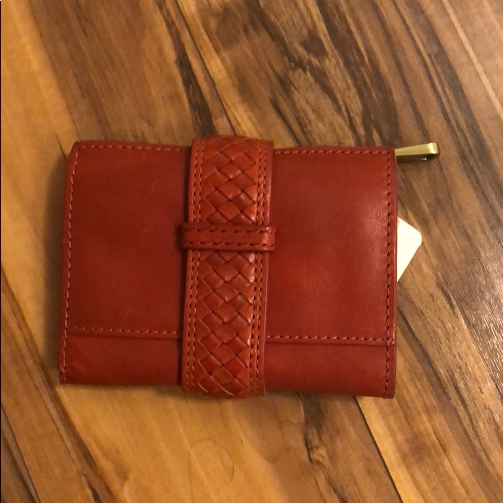 Fossil leather wallet. New with tags.